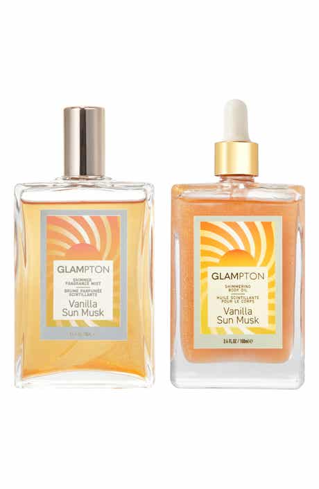 GLAMPTON Vanilla Musk Fragrance & Body Oil Set