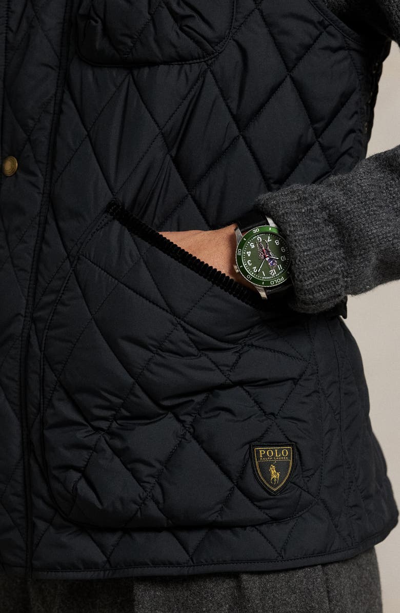 Polo Ralph Lauren The Beaton Quilted Utility Vest, Alternate, color, Polo Black