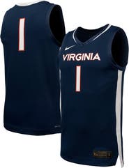Nike Men's Nike Navy Virginia Cavaliers Replica Basketball Jersey