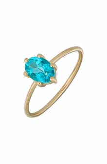 Bony Levy BLC 14K Gold Paraiba Tourmaline Ring