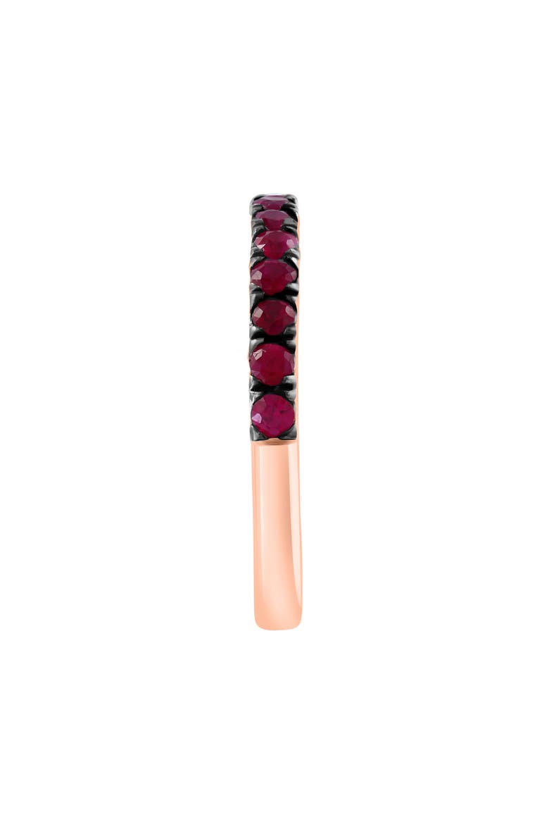 Natural Stone Ring, Alternate, color, RUBY / ROSE GOLD