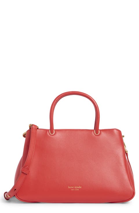 grace smooth leather satchel