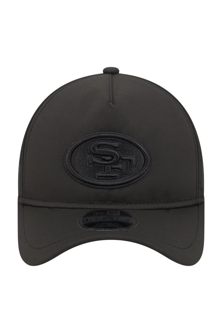 Men's New Era  Black San Francisco 49ers Apex 9FORTY Adjustable Hat, Alternate, color, Black