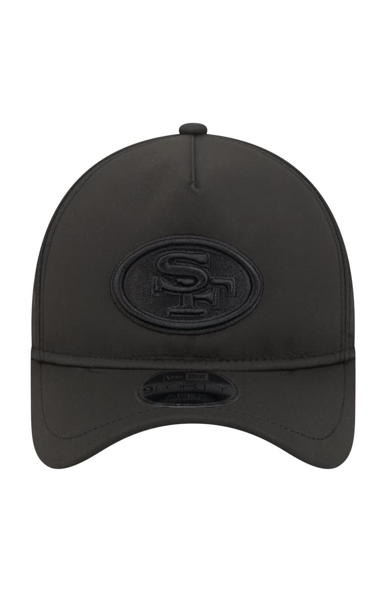 New Era Men's New Era  Black San Francisco 49ers Apex 9FORTY Adjustable Hat, Alternate, color, Black