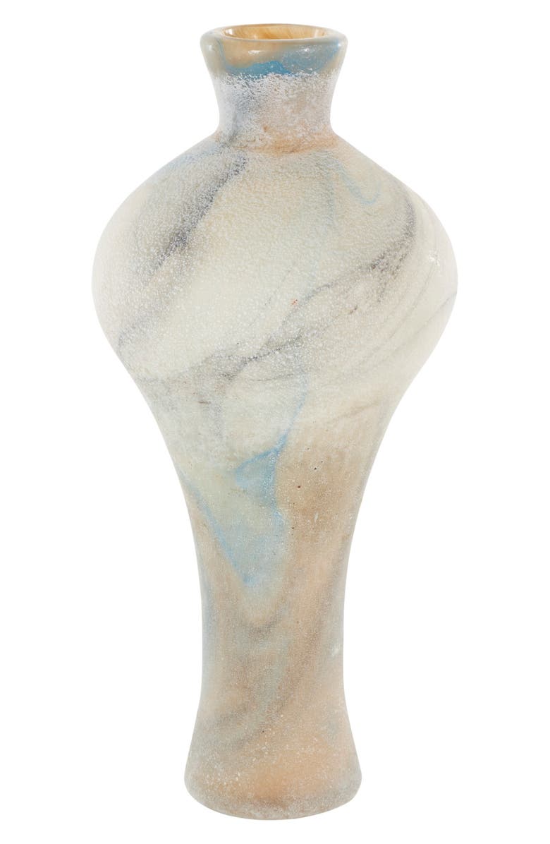 GINGER BIRCH STUDIO Marbled Glass Vase, Alternate, color,