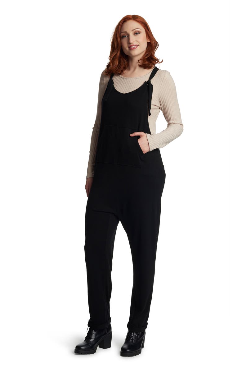 Everly Grey Natalie Maternity/Nursing Knit Overalls, Alternate, color,