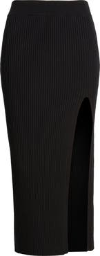 Open Edit Rib Sweater Skirt