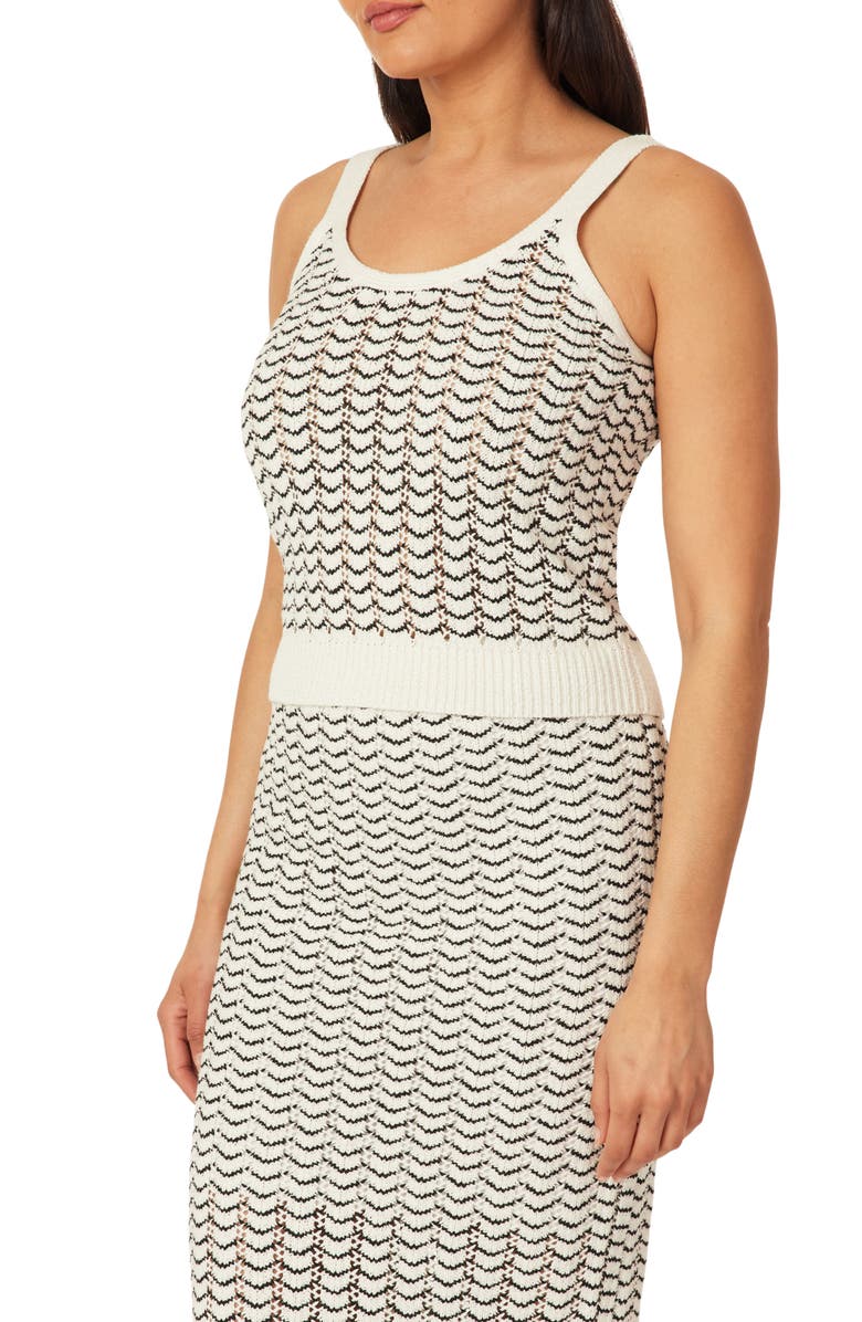 Scotch & Soda Scallop Knit Sweater Tank, Alternate, color,