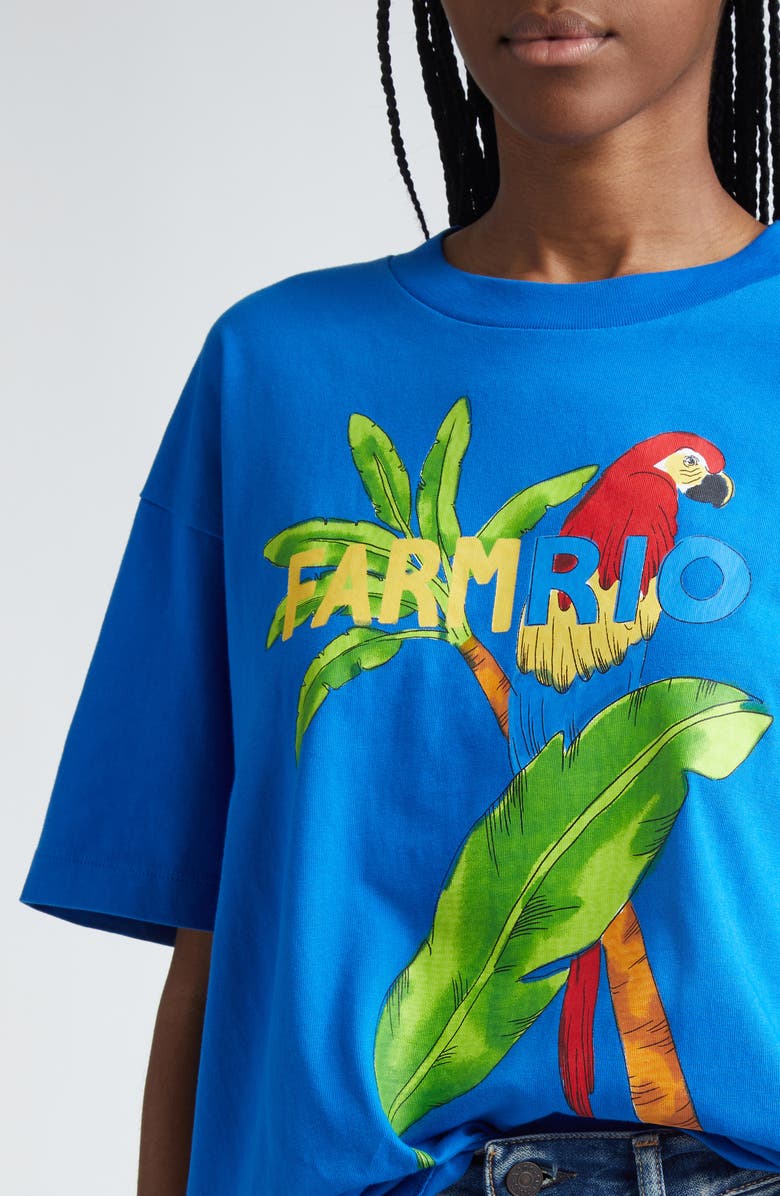 FARM Rio Oversize Cotton Graphic T-Shirt, Alternate, color,