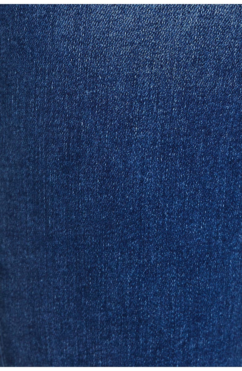 Bayeas High Waist Slit Flare Jeans, Alternate, color, Dark Blue