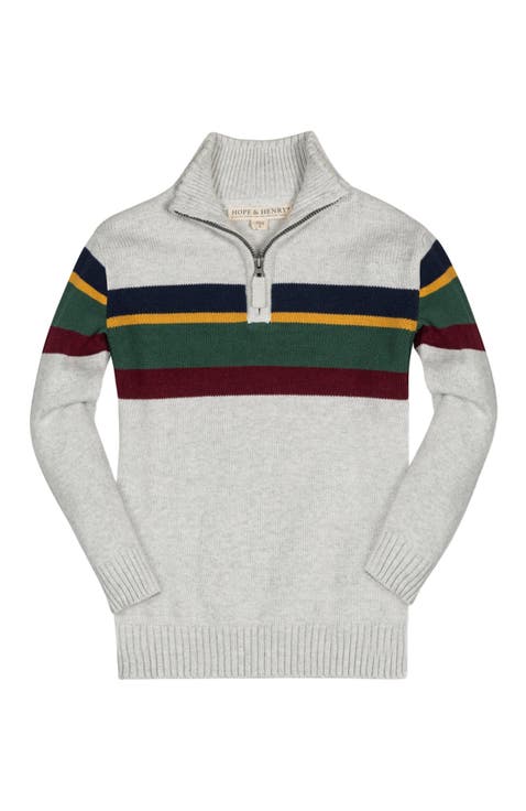 Baby Boys
 Organic Half Zip Sweater, Infant