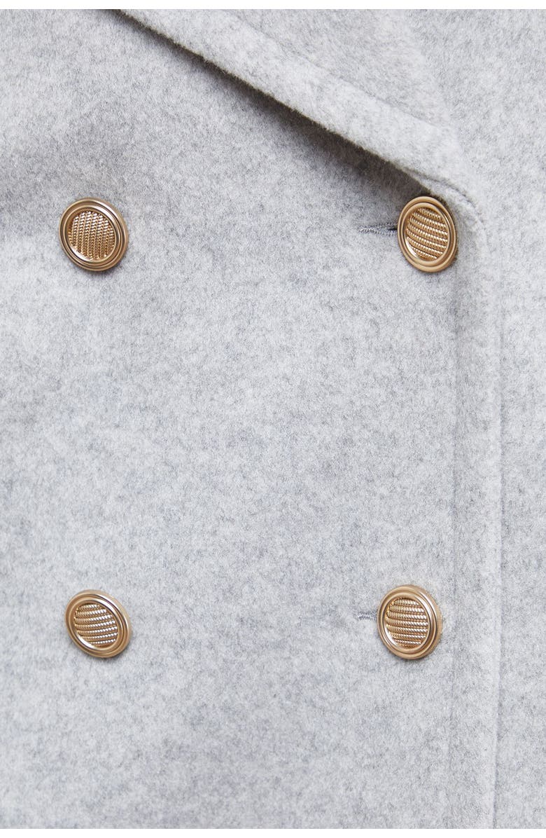 Oasis Relaxed Tailored Coat, Alternate, color, Charcoal