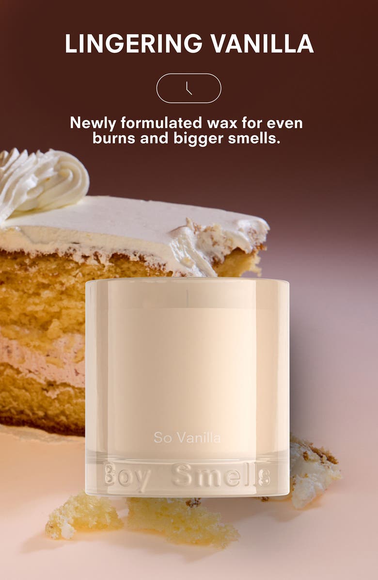 Boy Smells So Vanilla Candle, Alternate, color, 