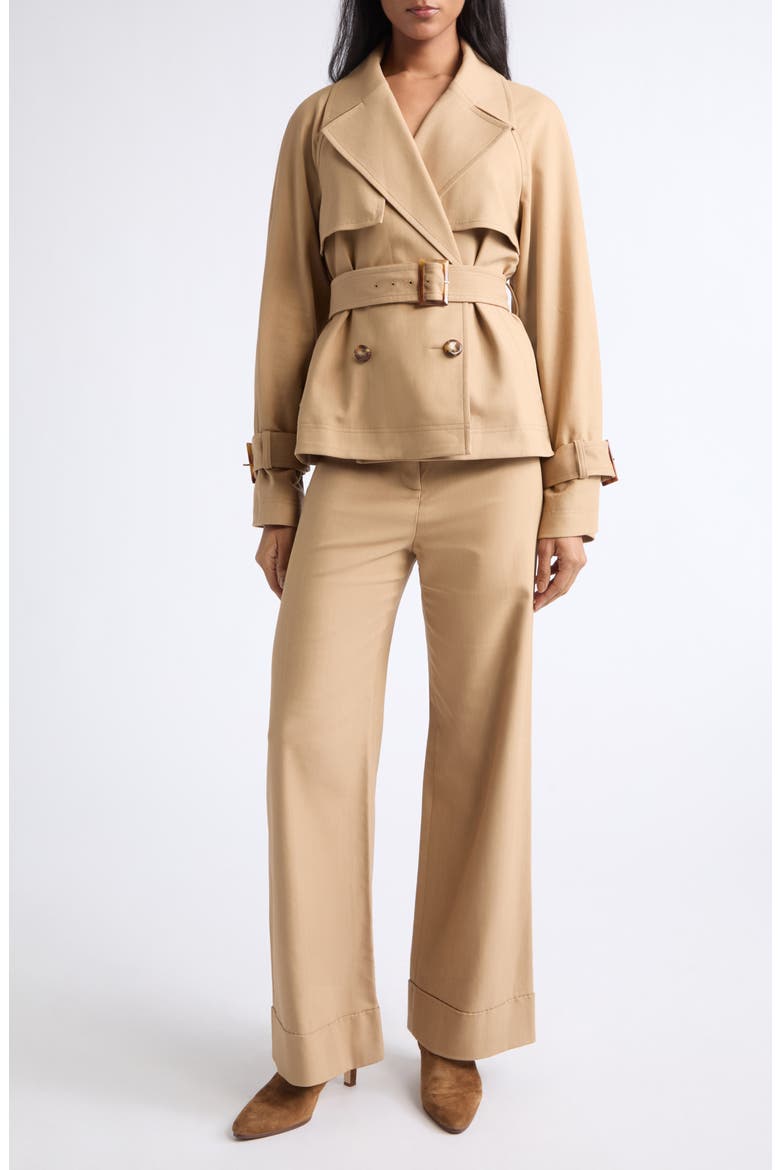 Darell High Waist Wide Leg Pants, Alternate, color, HERITAGE KHAKI