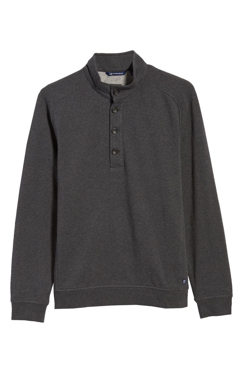 Cutter & Buck Saturday Mock Neck Sweatshirt, Main, color, 