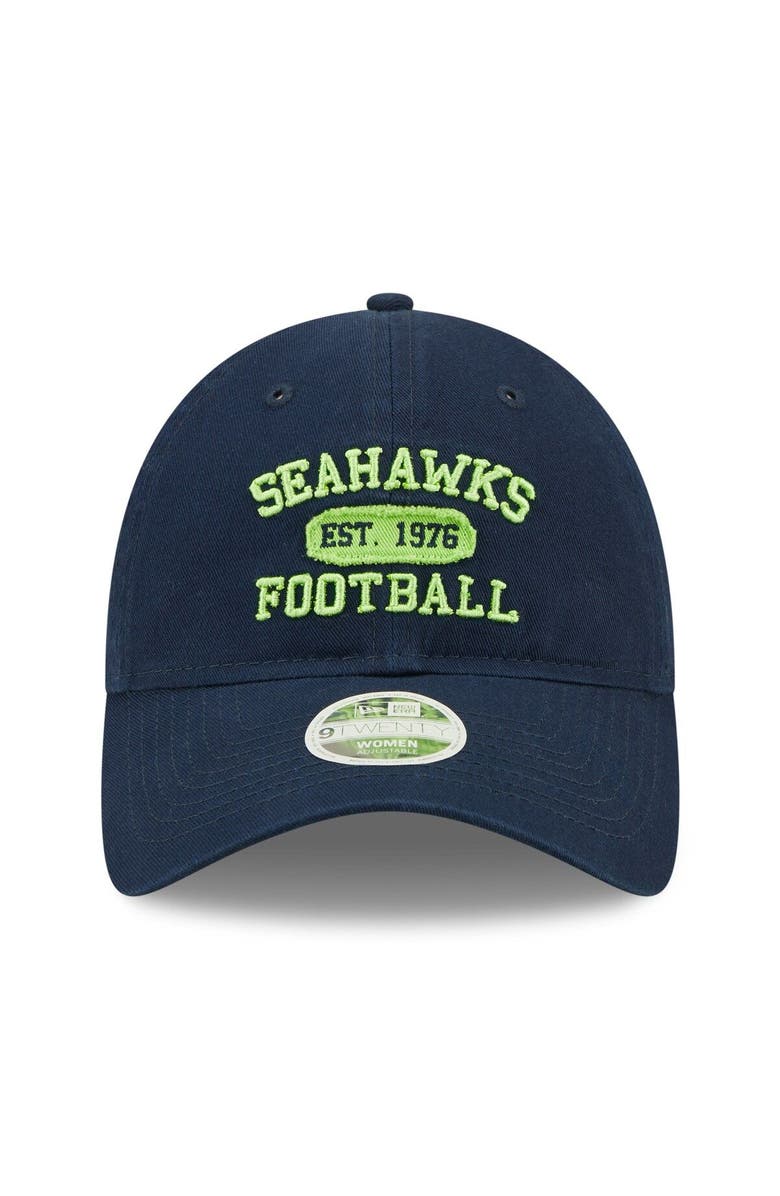 New Era Women's New Era College Navy Seattle Seahawks Formed 9TWENTY Adjustable Hat, Alternate, color, Navy
