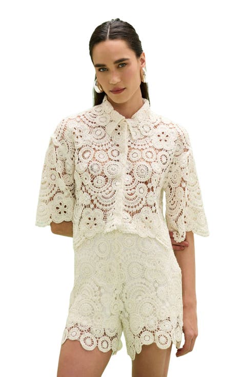 Gal Embroidery Top