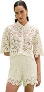 PatBO Gal Embroidery Top