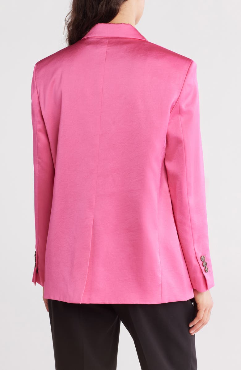 Theory Crushed Blazer, Alternate, color, Pnk Azalea