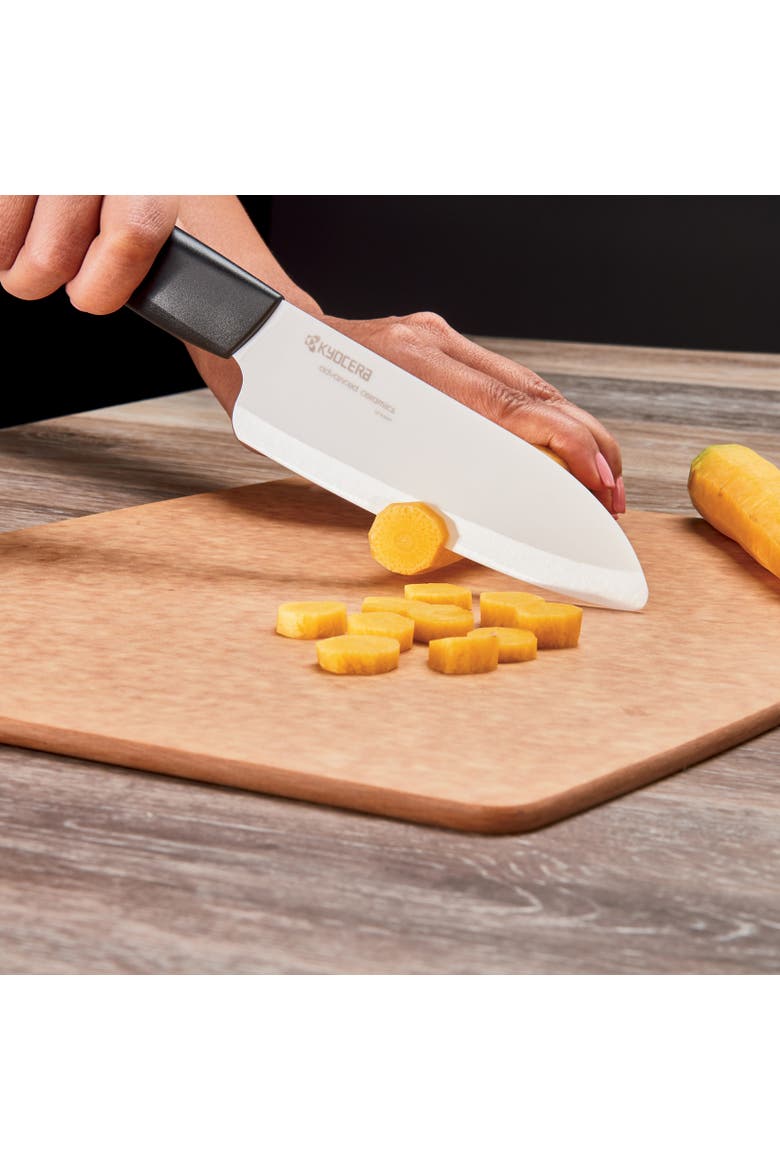 Revolution Ceramic 5-1/2 Inch Santoku Knife, Alternate, color, Black