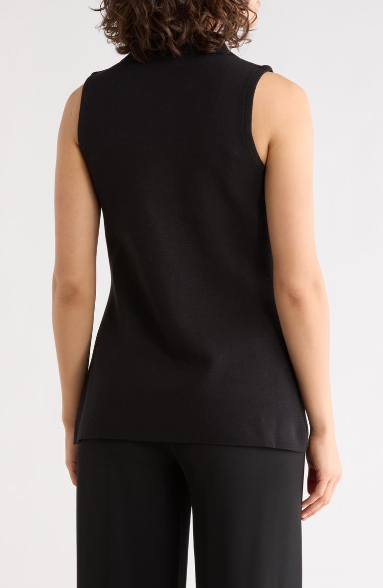 T Tahari Sweater Vest, Alternate, color, Black