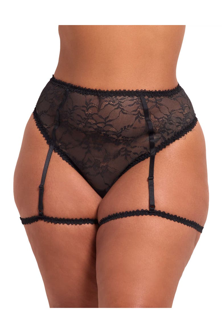 Evelyne High Waisted Panties, Main, color, Black