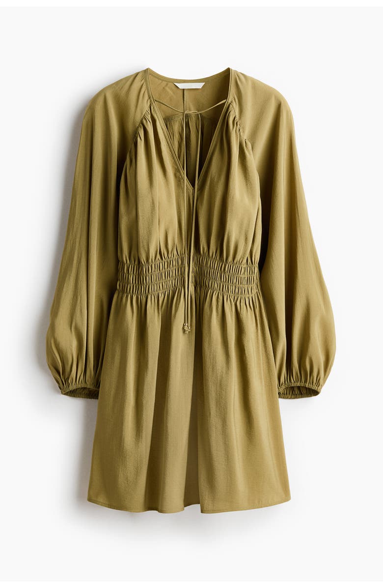 H&M Oversized Tunic Dress, Main, color, Khaki Green