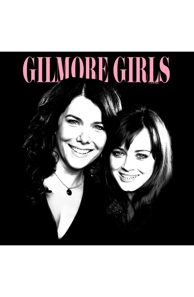 Gilmore Girls Women's Gilmore Girls Mom & Daughter Duo Portrait  Graphic T-Shirt, Alternate, color, Black