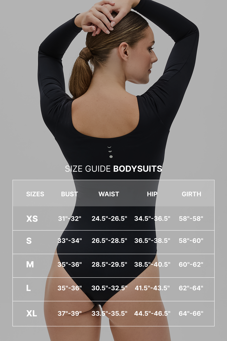 Iconic Compression Long Sleeve Bodysuit - Brief, Alternate, color, Black