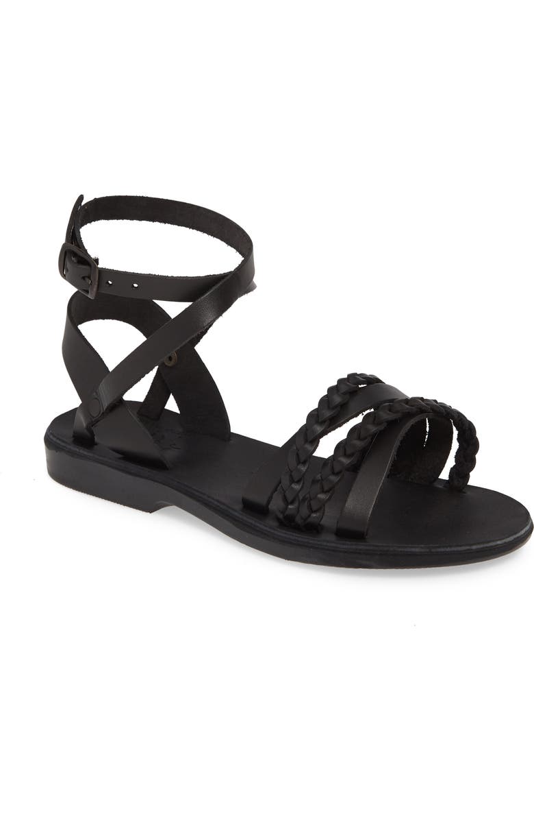 Jerusalem Sandals Asa Wrap Sandal, Main, color,