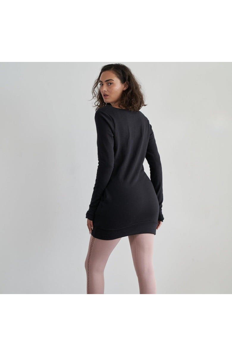 eavolu Masai Mara Open-Neck Tunic/Dress, Alternate, color, Coal Black