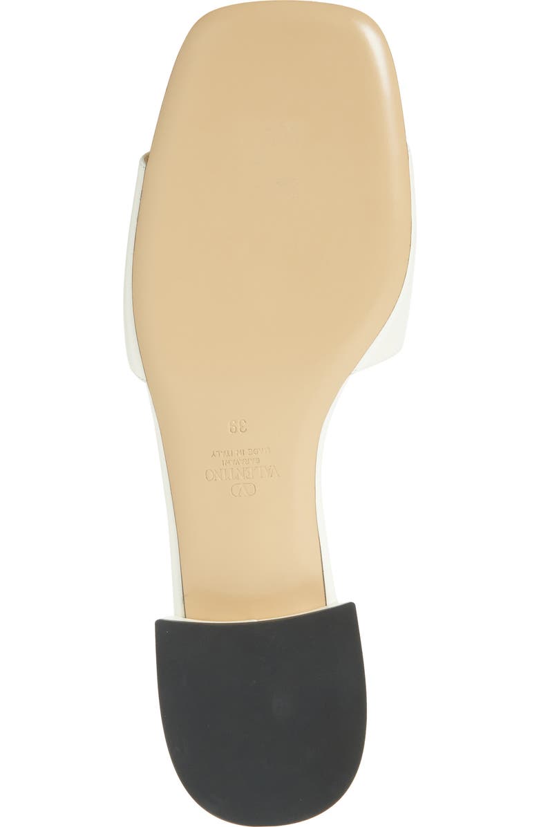 Valentino Garavani VLOGO Signature Slide Sandal, Alternate, color, Ivory