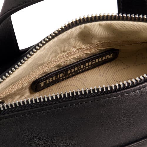 True Religion Zip Top Mini Duffle Handbag