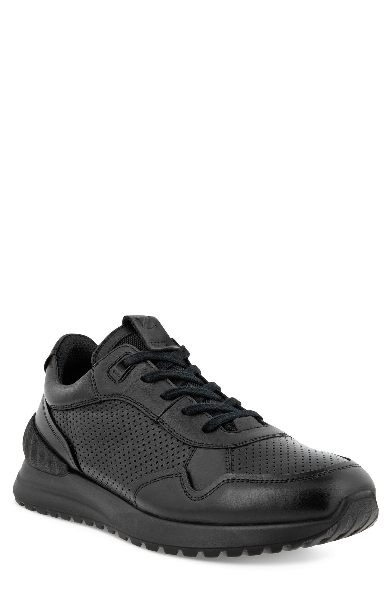 ECCO Astir Lite Perforated Leather Sneaker, Main, color, 