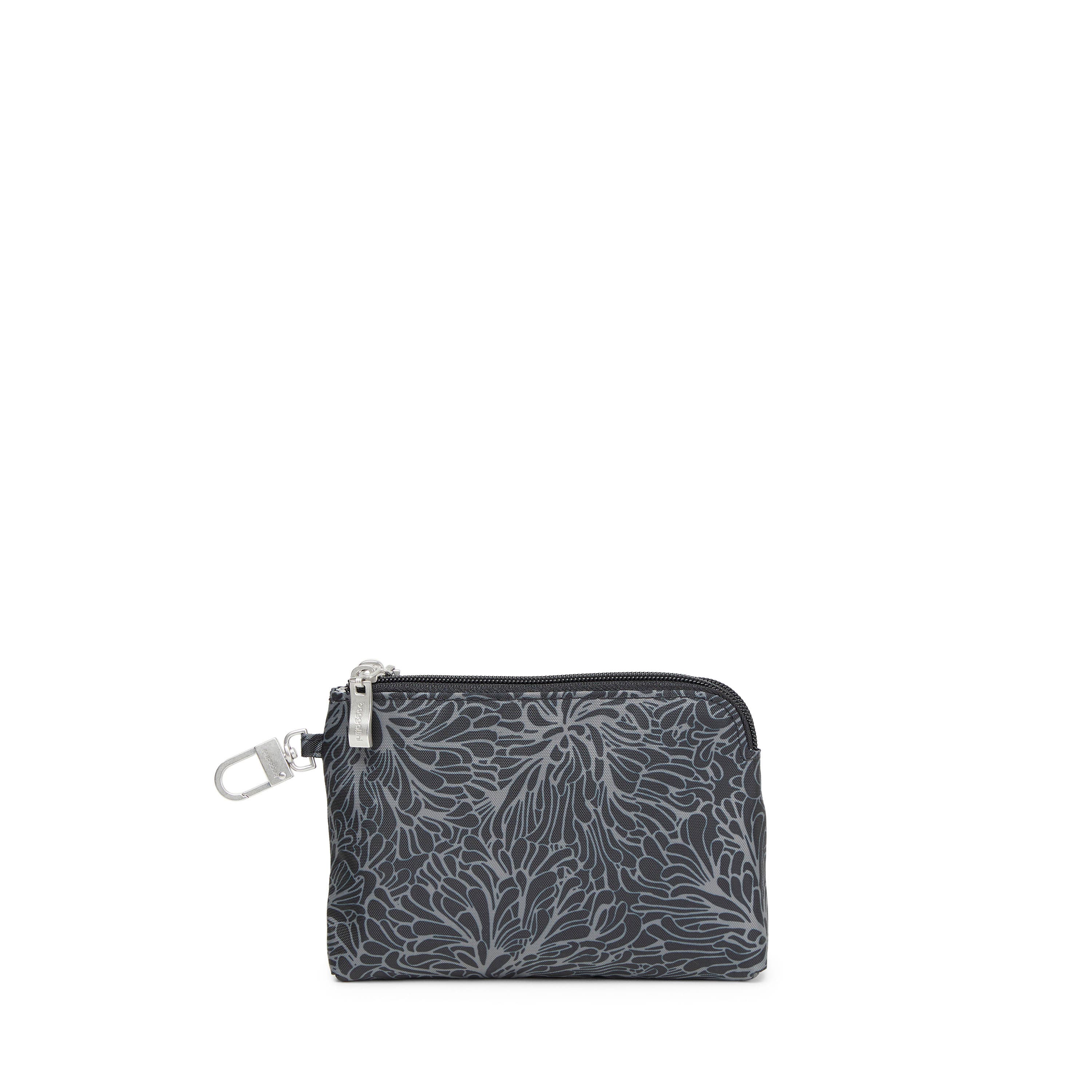 On the Go Daily RFID Zip Pouch, Alternate, color, Midnight Blossom