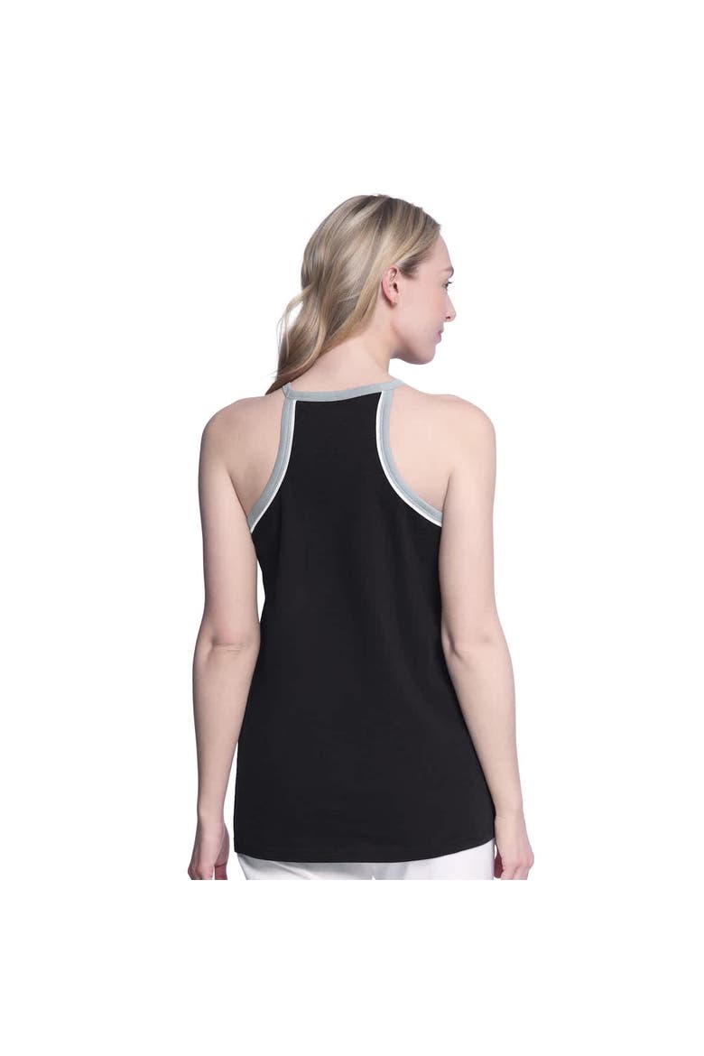 Women's G-III 4Her by Carl Banks Black Los Angeles Kings Curveball Racerback Tank Top, Alternate, color, Black
