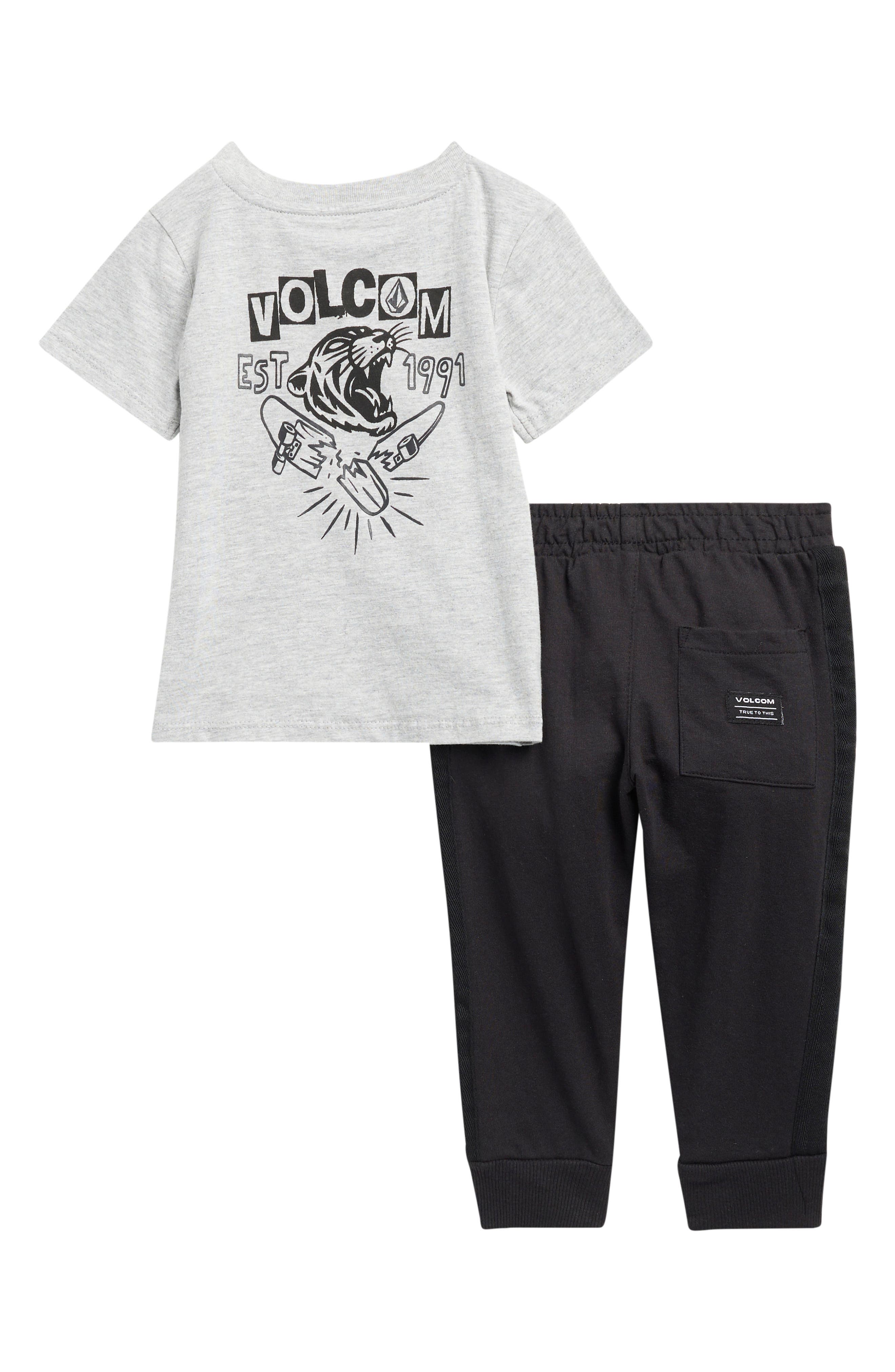 Volcom Skate Graphic Short Sleeve Tee & Joggers Set | Nordstromrack