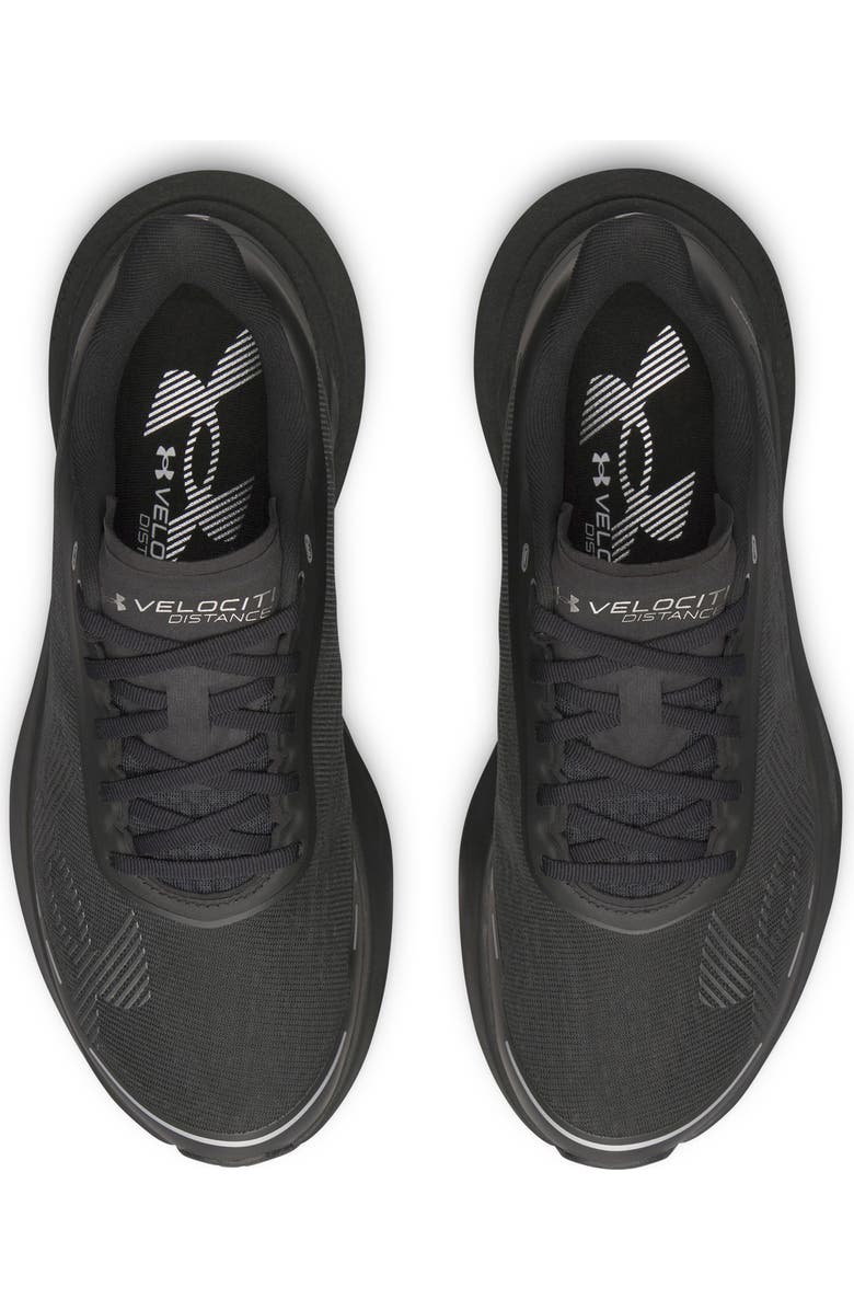 Under Armour UA Velociti Distance Running Shoe, Alternate, color, Black / Metallic Gun Metal