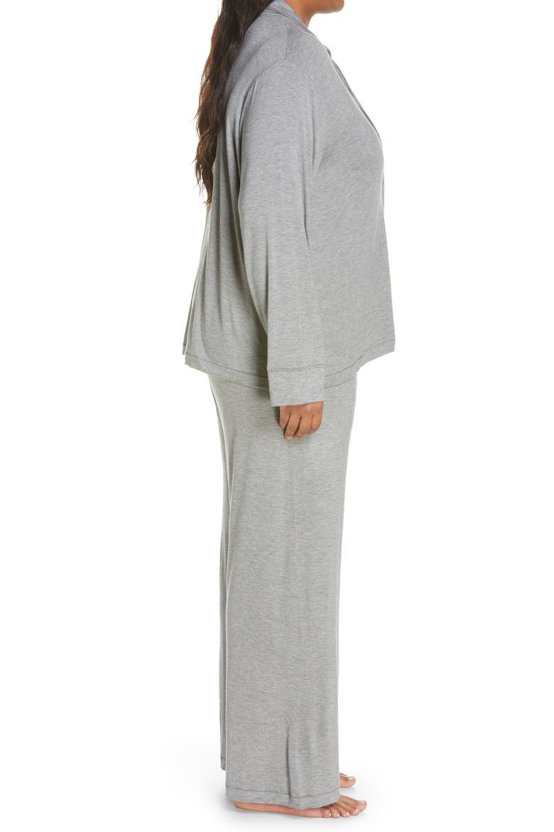 'SKIMS Sleep Set, Alternate, color, HEATHER GRAY