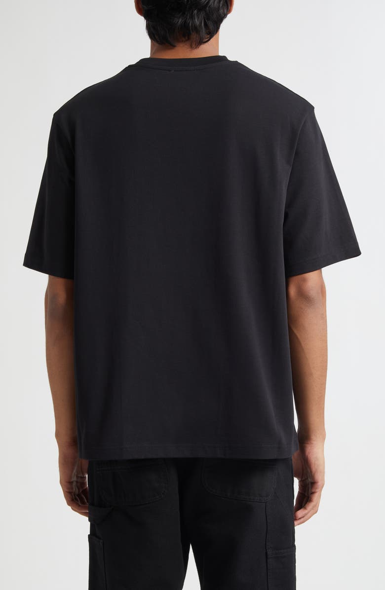 Casablanca Oversize 3D Chrome Logo Graphic T-Shirt, Alternate, color, Casa Chrome