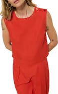 Nation LTD Cara Sleeveless Linen Top