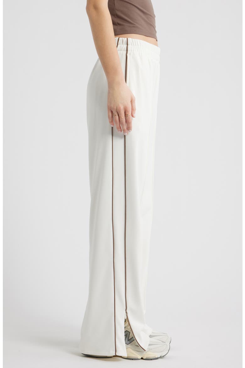 Fleece Track Pants, Alternate, color, IVORY