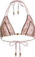 Kulani Kinis Decorative Panel Halter Bikini Top