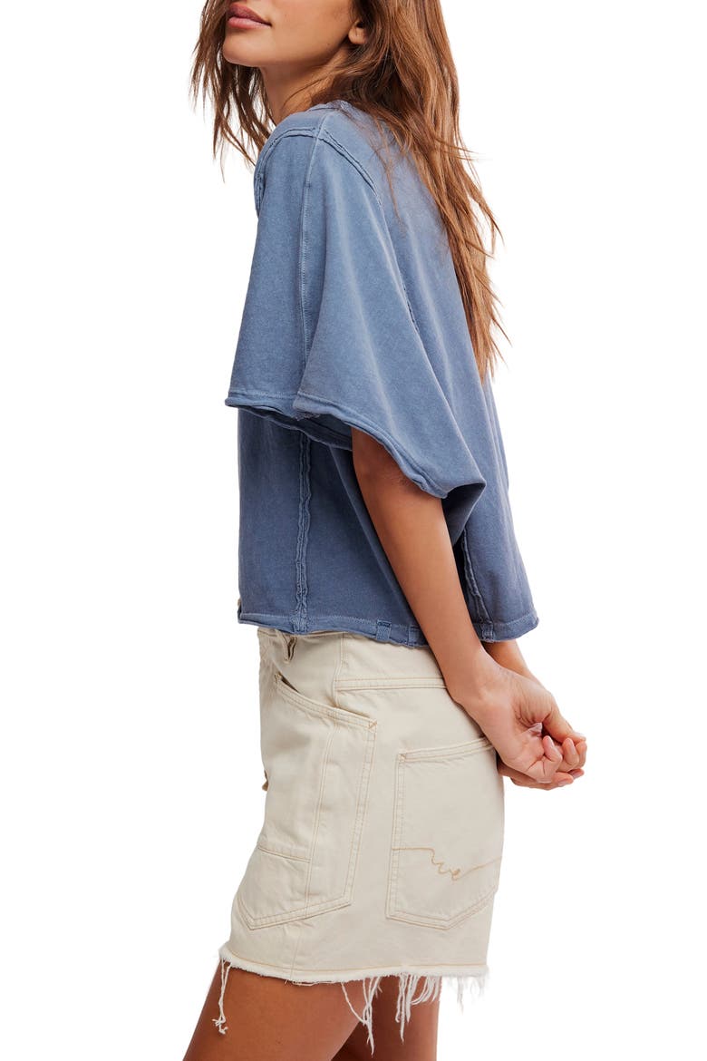 Next Level Batwing Oversize T-Shirt, Alternate, color, NIGHT SHADOW