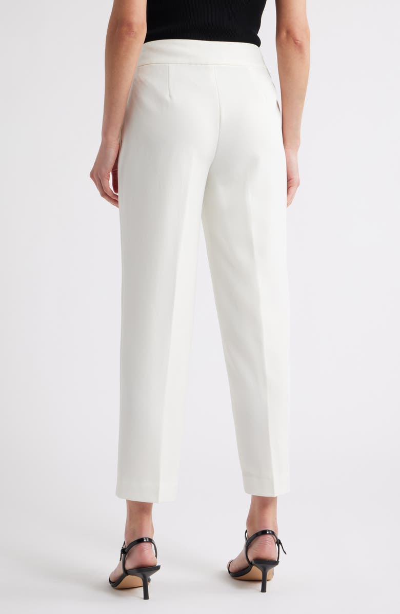 KASPER Flat Front Slim Pants, Alternate, color,