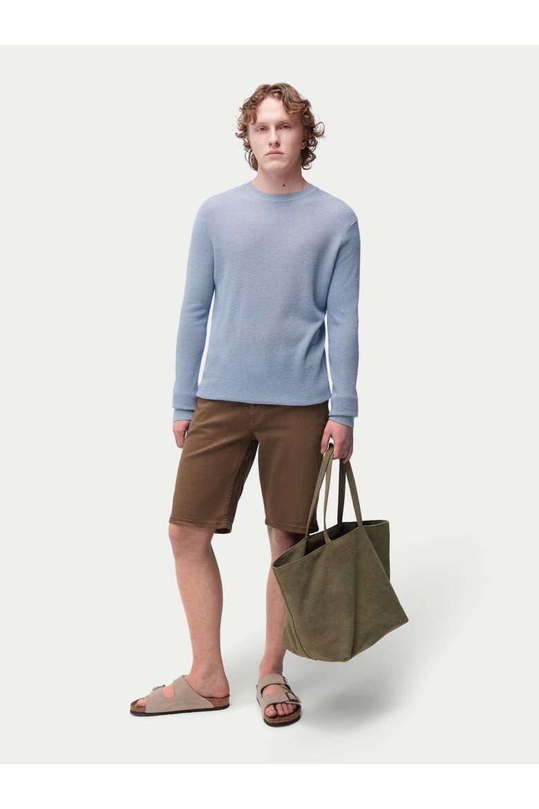 Cashmere Silk Lightweight Sweater, Alternate, color, celestial blue