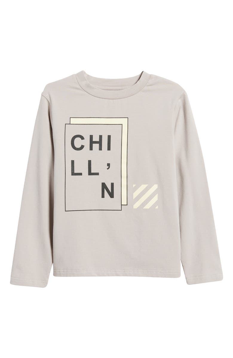 TINY TRIBE Kids' Long Sleeve Graphic T-Shirt, Main, color, 