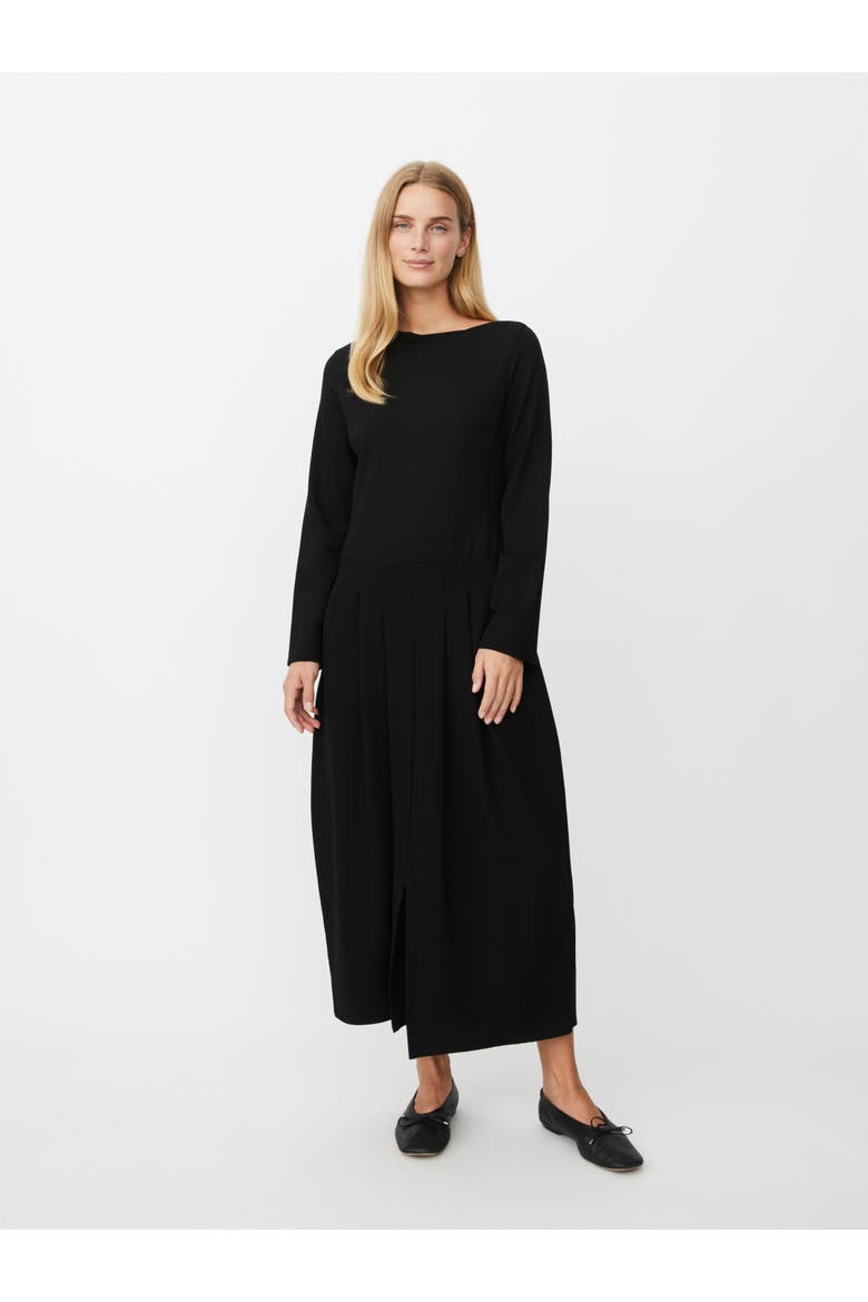 MaNaelise Long Sleeve Maxi Dress, Main, color, Black