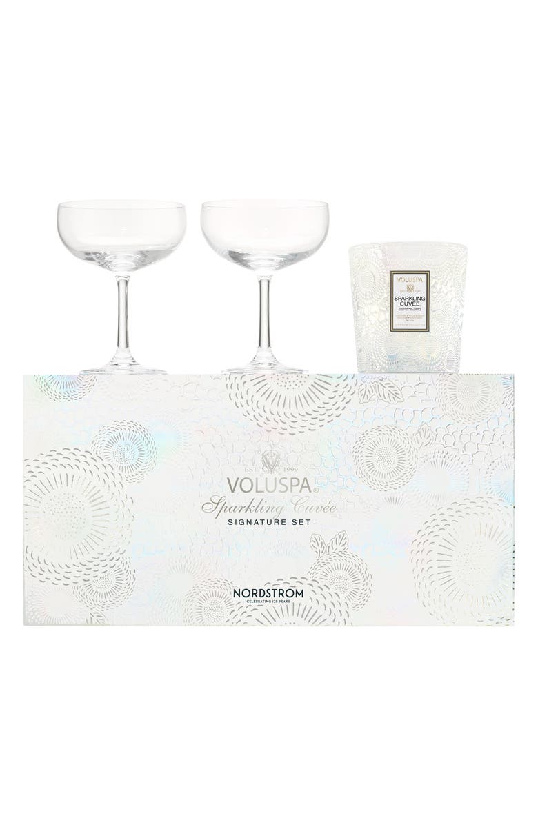 Voluspa Sparkling Cuvée Signature Set - Nordstrom 125th Anniversary, Main, color, White