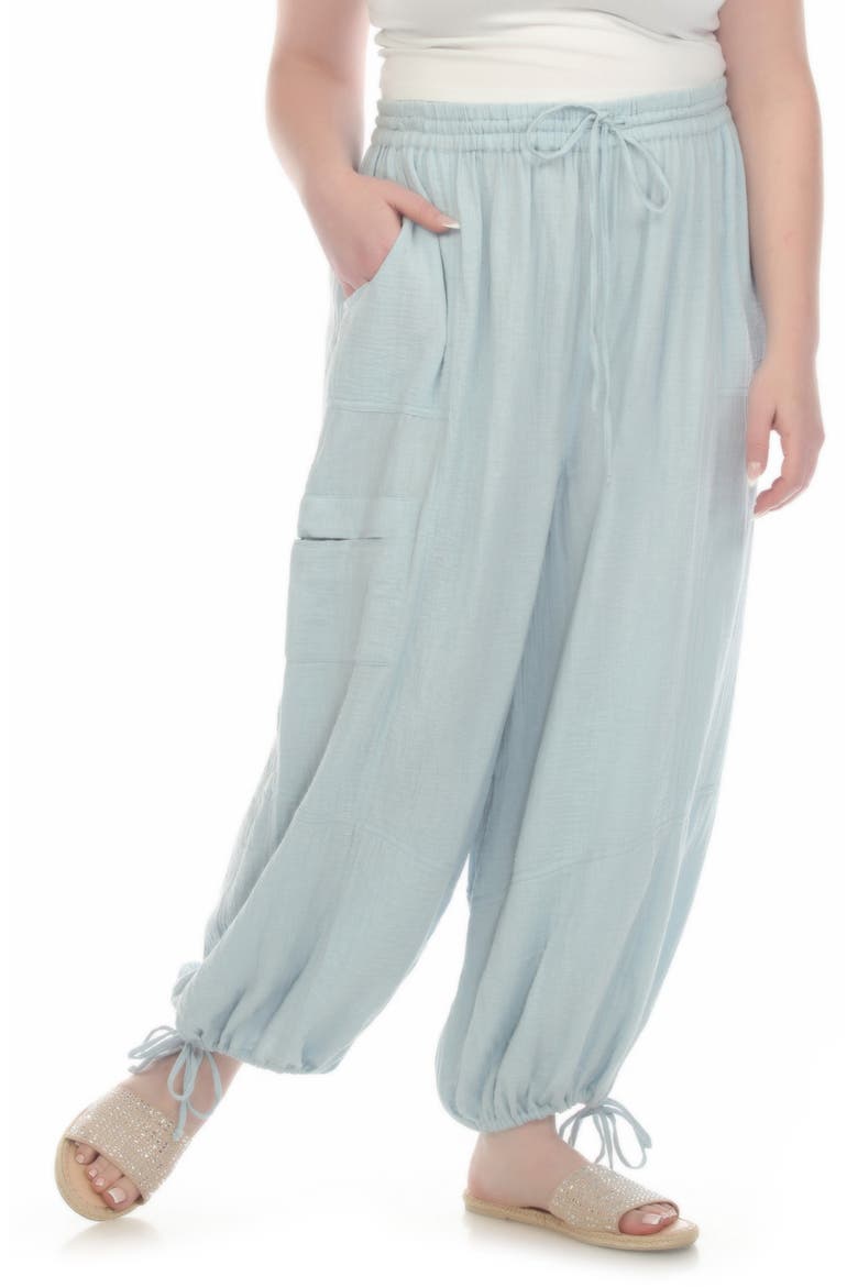 Cotton Parachute Pants, Alternate, color, CHAMBRAY